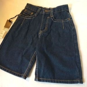 New Boys Jean Station Shorts Sz 5
